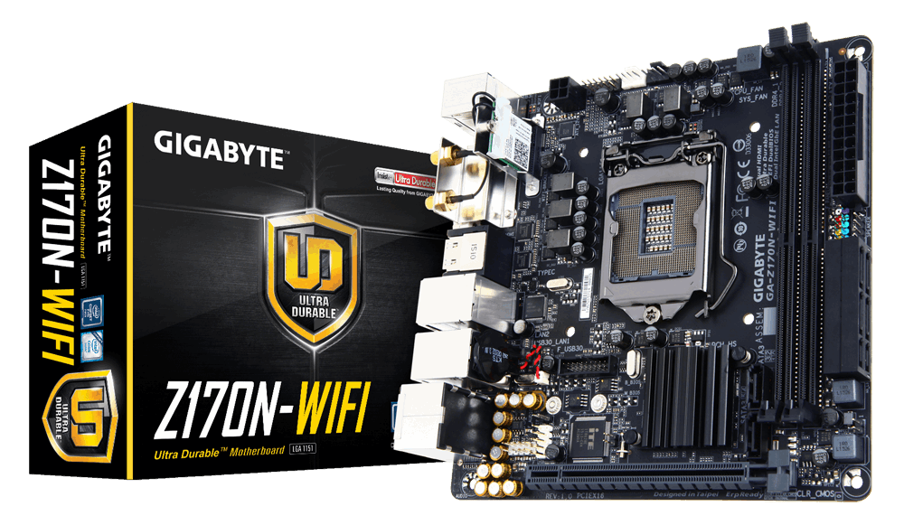 Gigabyte GA-Z170N-WIFI Rev. 1.0 - Motherboard Specifications On